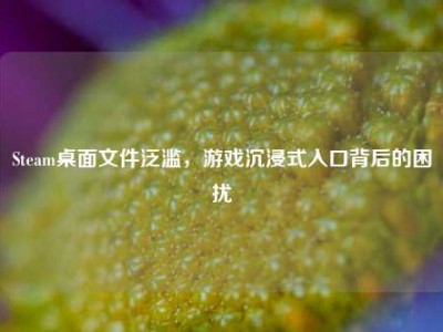 Steam桌面文件泛滥，游戏沉浸式入口背后的困扰