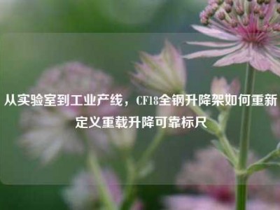 从实验室到工业产线，CF18全钢升降架如何重新定义重载升降可靠标尺