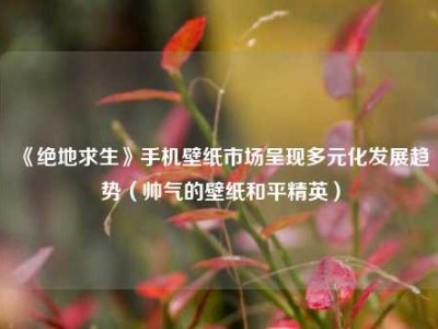 《绝地求生》手机壁纸市场呈现多元化发展趋势（帅气的壁纸和平精英）