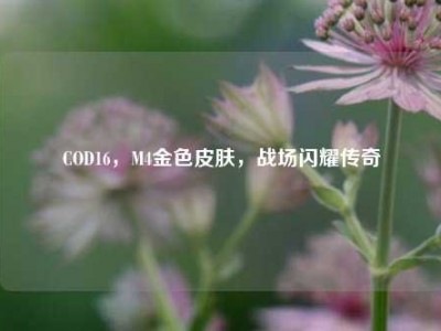 COD16，M4金色皮肤，战场闪耀传奇