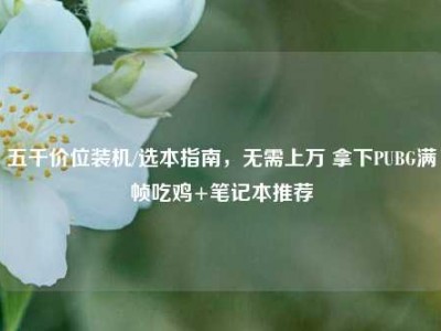 五千价位装机/选本指南，无需上万 拿下PUBG满帧吃鸡+笔记本推荐
