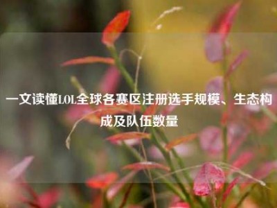 一文读懂LOL全球各赛区注册选手规模、生态构成及队伍数量