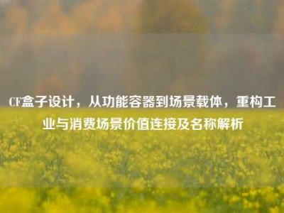 CF盒子设计，从功能容器到场景载体，重构工业与消费场景价值连接及名称解析