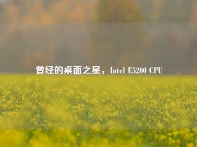 曾经的桌面之星，Intel E5200 CPU