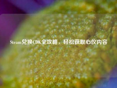 Steam兑换CDK全攻略，轻松获取心仪内容