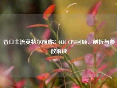 昔日主流英特尔酷睿i5 4430 CPU回顾、剖析与参数解读