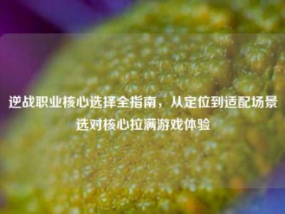 逆战职业核心选择全指南，从定位到适配场景选对核心拉满游戏体验
