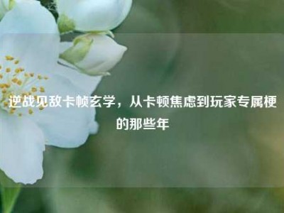 逆战见敌卡帧玄学，从卡顿焦虑到玩家专属梗的那些年