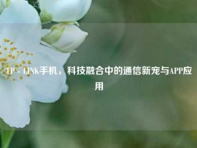 TP - LINK手机，科技融合中的通信新宠与APP应用