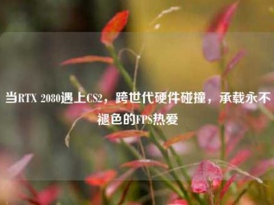 当RTX 2080遇上CS2，跨世代硬件碰撞，承载永不褪色的FPS热爱