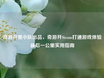 奇游开黑小队出品，奇游开Steam打通游戏体验最后一公里实用指南