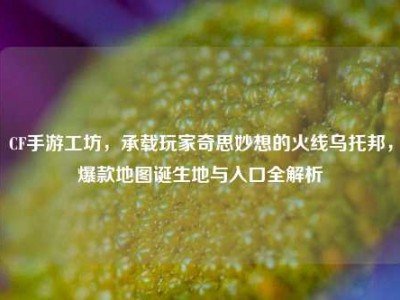 CF手游工坊，承载玩家奇思妙想的火线乌托邦，爆款地图诞生地与入口全解析