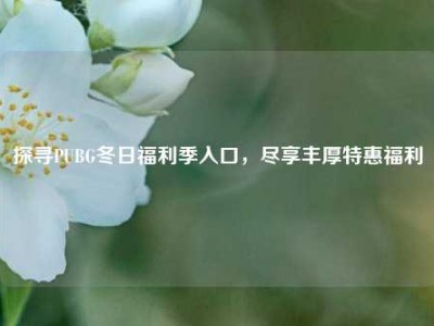 探寻PUBG冬日福利季入口，尽享丰厚特惠福利