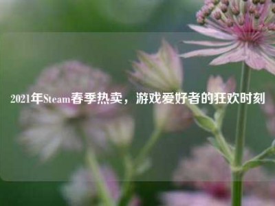 2021年Steam春季热卖，游戏爱好者的狂欢时刻