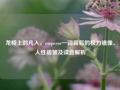 龙椅上的凡人，emperor一词背后的权力镜像、人性褶皱及读音解析