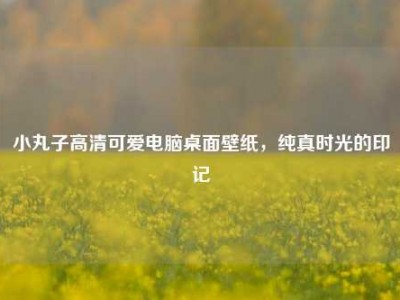 小丸子高清可爱电脑桌面壁纸，纯真时光的印记