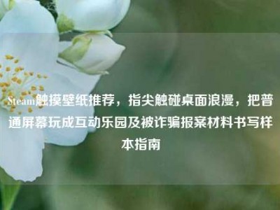 Steam触摸壁纸推荐，指尖触碰桌面浪漫，把普通屏幕玩成互动乐园及被诈骗报案材料书写样本指南