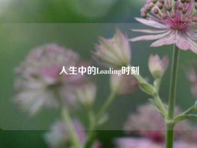 人生中的Loading时刻