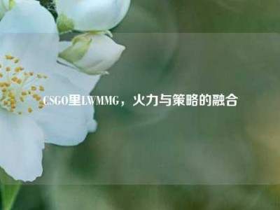 CSGO里LWMMG，火力与策略的融合