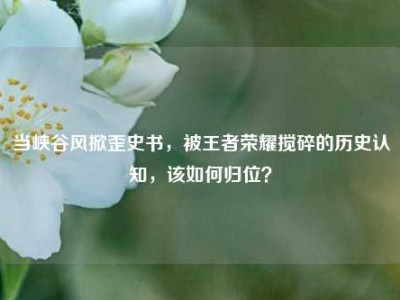 当峡谷风掀歪史书，被王者荣耀搅碎的历史认知，该如何归位？