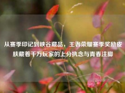 从赛季印记到峡谷藏品，王者荣耀赛季奖励皮肤藏着千万玩家的上分执念与青春注脚