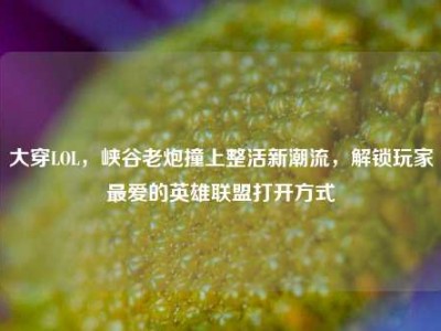 大穿LOL，峡谷老炮撞上整活新潮流，解锁玩家最爱的英雄联盟打开方式