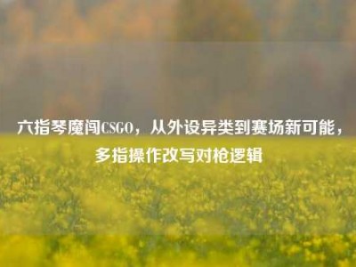 六指琴魔闯CSGO，从外设异类到赛场新可能，多指操作改写对枪逻辑