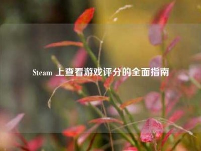 Steam 上查看游戏评分的全面指南
