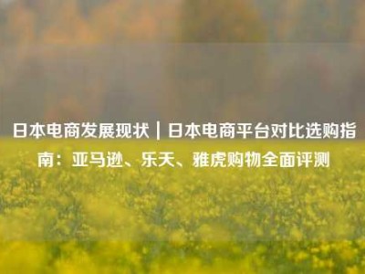 日本电商发展现状｜日本电商平台对比选购指南：亚马逊、乐天、雅虎购物全面评测