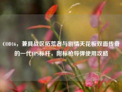 COD16，兼具战区拓荒者与剧情天花板双面传奇的一代FPS标杆，附标枪导弹使用攻略