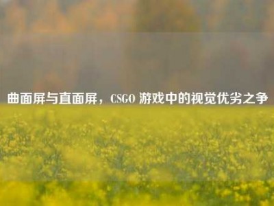 曲面屏与直面屏，CSGO 游戏中的视觉优劣之争