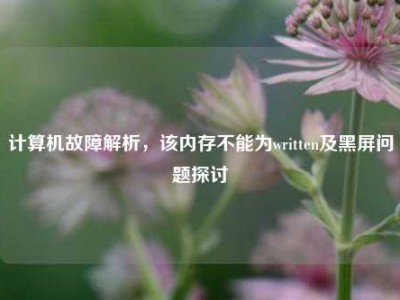 计算机故障解析，该内存不能为written及黑屏问题探讨