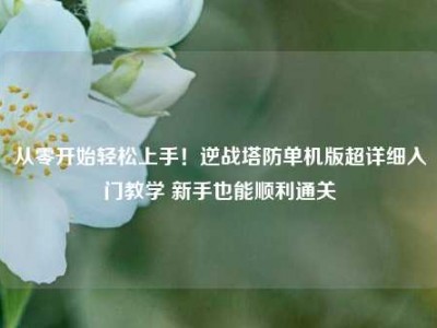 从零开始轻松上手！逆战塔防单机版超详细入门教学 新手也能顺利通关