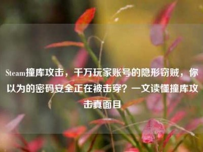 Steam撞库攻击，千万玩家账号的隐形窃贼，你以为的密码安全正在被击穿？一文读懂撞库攻击真面目