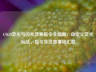 CSGO荧光与闪光效果指令全指南，自定义荧光玩法、指令及注意事项汇总