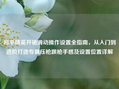 和平精英开镜滑动操作设置全指南，从入门到进阶打造专属压枪跟枪手感及设置位置详解