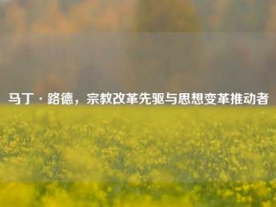 马丁·路德，宗教改革先驱与思想变革推动者