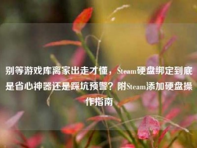 别等游戏库离家出走才懂，Steam硬盘绑定到底是省心神器还是踩坑预警？附Steam添加硬盘操作指南