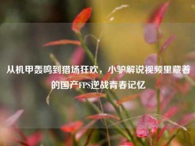 从机甲轰鸣到猎场狂欢，小驴解说视频里藏着的国产FPS逆战青春记忆