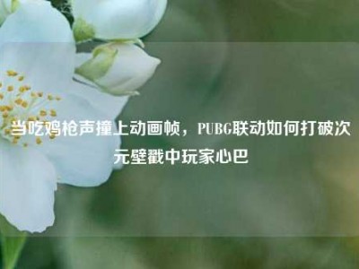 当吃鸡枪声撞上动画帧，PUBG联动如何打破次元壁戳中玩家心巴