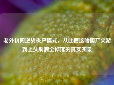 老外初闯逆战丧尸模式，从吐槽这啥国产爽游到上头刷满全掉落的真实实录