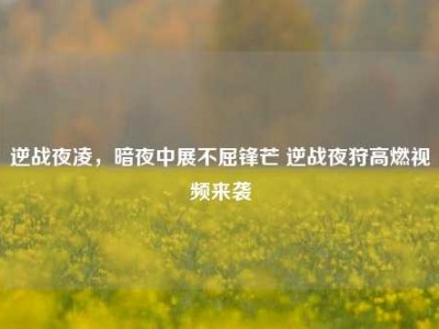 逆战夜凌，暗夜中展不屈锋芒 逆战夜狩高燃视频来袭