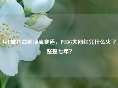 从P城巷战到顶流赛道，PUBG大网红凭什么火了整整七年？
