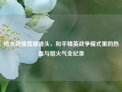 枪火碰撞直播镜头，和平精英战争模式里的热血与烟火气全纪录