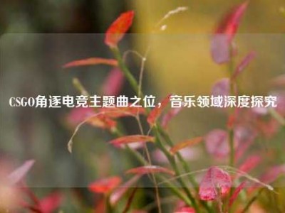 CSGO角逐电竞主题曲之位，音乐领域深度探究
