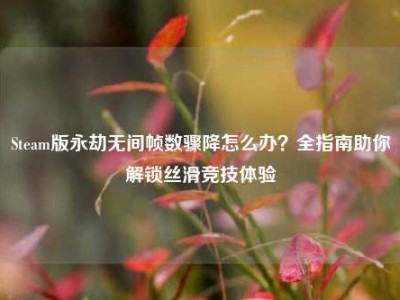 Steam版永劫无间帧数骤降怎么办？全指南助你解锁丝滑竞技体验