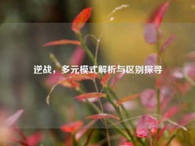 逆战，多元模式解析与区别探寻