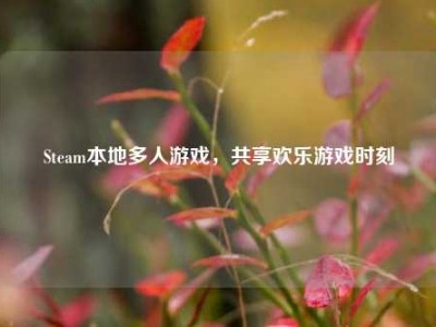 Steam本地多人游戏，共享欢乐游戏时刻