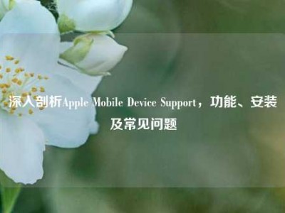 深入剖析Apple Mobile Device Support，功能、安装及常见问题