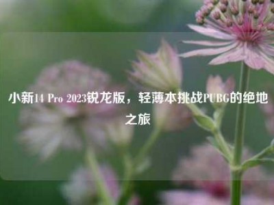 小新14 Pro 2023锐龙版，轻薄本挑战PUBG的绝地之旅